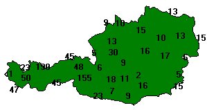 Schneehöhen Österreich