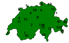 Snowdepths Switzerland